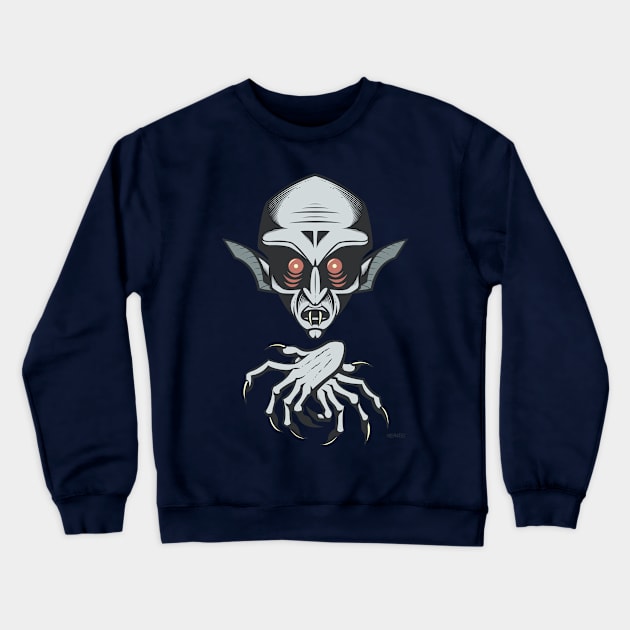 Nosferatu Crewneck Sweatshirt by nocturnallygeekyme